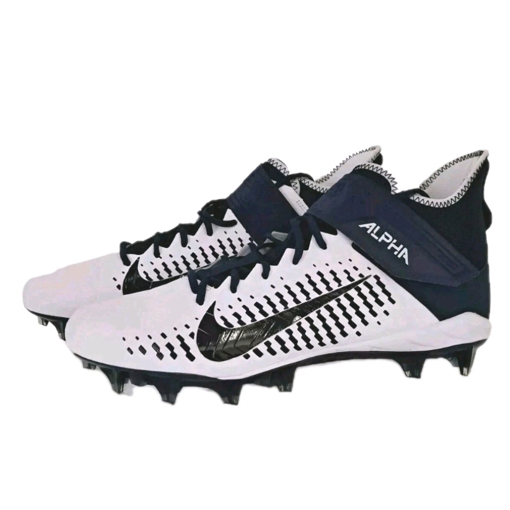 Nike Alpha Menace Pro 2 Football Cleats Size 14 Navy White BV3945-102
